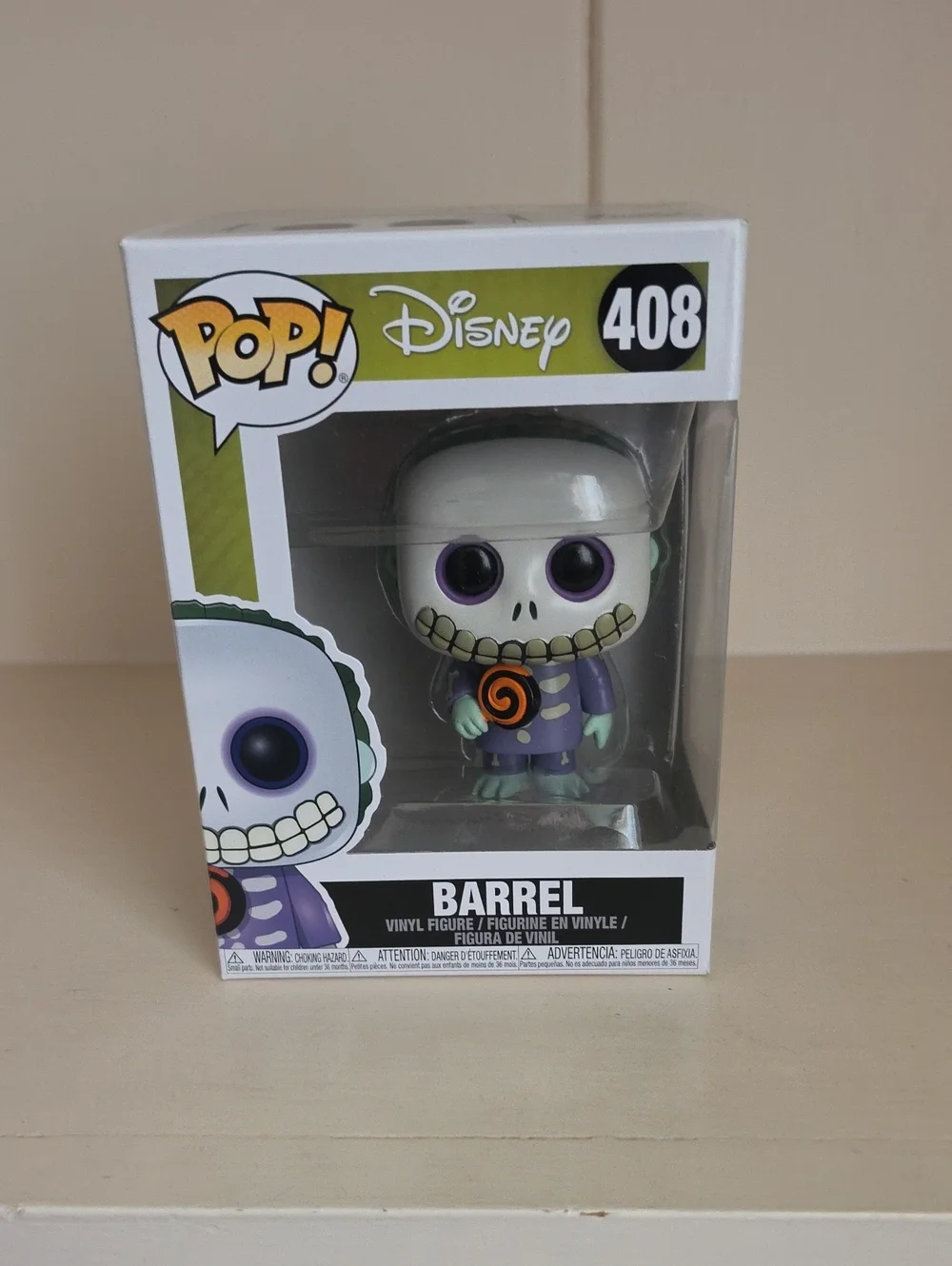 Funko Pop! Disney 408 Barrel - Purple & Green